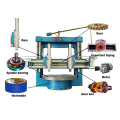 Alta precisión pesada columna doble CNC Torning vertical Torneo CK5240 Máquina vertical de torno